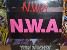 N.W.A Straight Outta Compton original 1988 1st press vinyl LP & banner wrap