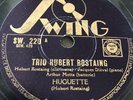 Trio Hubert Rostaing Huguette / Trio Blues / Swing 78