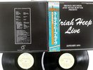 URIAH HEEP LIVE BRONZE WBS-40088,9 JAPAN OBI VINYL 2LP