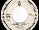 UK Pop Art R&B Beat DAVID BOWIE Can't Help Thinking About Me 45 HEAR