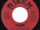 TX Heavy Metal Thrasher RIZEN Can't Run and Hide / Touch of Love 45 Rizen HEAR