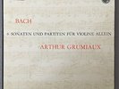 E225 Bach Sonatas and Partitas Grumiaux 3LP Philips 835 198/200 AY Hi-Fi Stereo