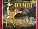 Walt Disney Bambi Disneyland Record 7” UK His Masters Voice 7EG 8822 GREEN VINYL