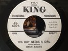 Junior McCants - The Boy Needs A Girl - King 45 VG-/VG NORTHERN SOUL PROMO