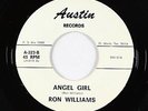 Teen/Rock & Roll 45 - Ron Williams - Angel Girl/Going Back To La. - Austin VG++