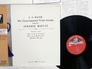 JOHANNA MARTZY BACH UNACCOMPANIED VIOLIN SONATAS 2 ANGEL LEXC-1006 JAPAN OBI LP