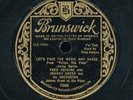 78tk-personality-BRUNSWICK 7608-Fred Astaire-Johnny Green-(Let's face the music)