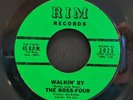 The Boss-Four/The Earthmen - Walkin' By/Space Mood - Rim 45 VG+ NORTHERN SOUL