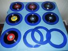 RARE 1940'S MILLS/EVANS CONSTELLATION JUKEBOX 45 RPM RECORDS & HOLDERS READ