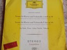 DGG 138 012 SLPM RED STEREO LP HOELSCHER DEMUS BRAHMS CELLO SONATAS RARE