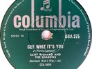 Cliff Richard & The Shadows. Gee Whiz It's You.  Columbia DSA 375   VG +