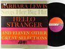 Barbara Lewis - Hello Stranger LP - Atlantic Mono