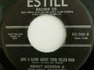 BENNY GORDON & THE SOUL BROTHERS - GIVE A DAMN ABOUT YOUR FELLER MAN / PT 2