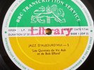 RONNIE SCOTT / VIC ASH - JAZZ D'AUJOURD'HUI - BBC TRANSCRIPTION DISC