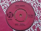 Mod,Freakbeat, R&B JIMMY POWELL AND THE 5 DIMENSIONS That's Alright/Pye 7N.15663
