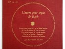 MARIE-CLAIRE ALAIN J.S.Bach french 1954 Discophiles deluxe DF 119-20 FD 2 LP