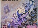 MANILLA ROAD Open The Gates LP 1985 U.S. epic heavy metal reissue colored wax