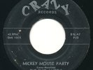 BLUE ANGELS Mickey Mouse Party CRAZY Rare Bay Area Rockabilly RnR Doo Wop 45