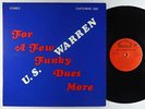 U.S. Warren - For A Few Funky Dues More LP - Chytowns - Rare Indie Funk