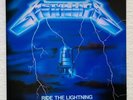 METALLICA . ride the lightning LP UK Slayer Megadeth Anthrax Sepultura Death
