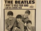 The Beatles 45 Picture Sleeve Capitol 5112 I Want To Hold Your Hand & I Saw Her