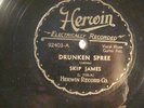 78 : HERWIN  92403 -SKIP JAMES  -DRIUNKEN SPREE /ILLINOIS BLUES   E+-E