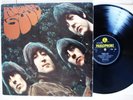 The Beatles Rubber Soul -4 -4 LISTEN UK LP Mono Parlophone PMC 1267 1965 G+