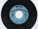 1967 VELVET UNDERGROUND White Light White Heat/Here She Comes Now Verve Promo 45