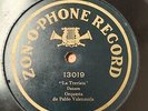 DANZON 78 RPM Orquesta de Pablo Valenzuela. La Traviata Zon-o-phone