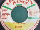 PRINCE ALLA Lots Wife REDEMPTION SOUNDS DSR0265 JA 1979 7” Single EX