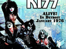 KISS Alive  In Detroit January 1976 2LP Dressed To Kill RARE Double MINT VINYL