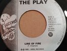 THE PLAY Line of Fire/Whispers in the Air Private Canada Synth Pop Female Vocal