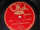 Blind Andy OKEH 45197 E/E+ The Fate of Edward Hickman PREWAR COUNTRY 78