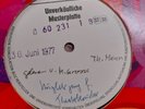 Musterplatte LITERA Thomas Mann Kurzlehrgang für Theaterbesucher (DDR, 1977)