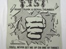 Fist Name Rank & Serial Number NWOBHM Heavy Metal 7