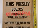 WOW Rare Large Billboard Mag Ad Elvis Presley Love Me Tender 1956 - no LP 45 EPA