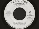 KENNY CARTER - IVE GOTTA FIND HER / BODY AND SOUL - RCA VICTOR RECORDS - DEMO