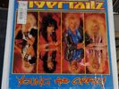 TIGERTAILZ Young And Crazy LP Classic Rock Heavy Metal Vinyl Relativity 1987 80s