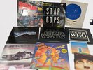 Vintage Mixed Vinyl LP Records x 10 Space1999,Dr Who, Star Wars, Star Cops &More