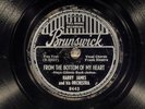 78 RPM -- Harry James (Frank Sinatra 1st + release hanger), Brunswick 8443 Jazz