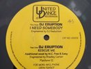 Dj Eruption - I Need Somebody- Rescue Me - 12