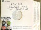 SLEAFORD MODS - ALL THAT GLUE TEST PRESSING DOUBLE RECORD LP NEW + BADGE SET