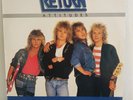 RETURN Attitudes 1988 LP GLAM/HAIR METAL HARD ROCK CBS RECORDS RARE VINYL