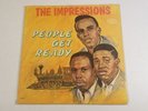 THE IMPRESSIONS PEOPLE GET READY LP MONO ABC-PARAMOUNT RARE VINYL