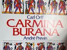 Original Master Recording MFSL 1-506 Carl Orff CARMINA BURANA Vinyl LP Previn
