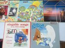 5 Raffi Vinyl Record LP Lot- SINGABLE SONGS RARE BABY BELUGA RISE AND SHINE