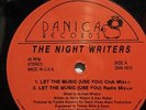 House 12” THE NIGHT WRITERS. Let The Music (Us You). 87  Vinyl 12
