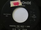 BIG A RAN Twistin The Way I Like BEAU MONDE 45 R&B rocker 1962 VG+ HEAR
