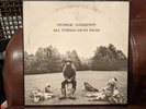 Original Vinyl Record LP George Harrison All things Must Pass w Poster VG Apple