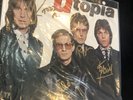 Todd Rundgren--Utopia--1982 Album SIGNED by Full Band  RARE